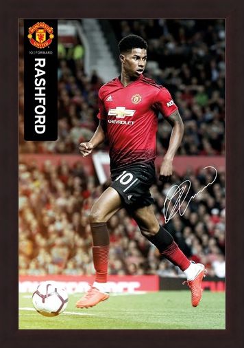 Framed Framed Marcus Rashford 18-19 - Manchester United