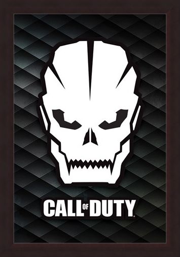 Framed Framed Skull - Call Of Duty