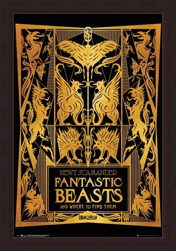 Framed Framed Book Cover - Fantastic Beasts