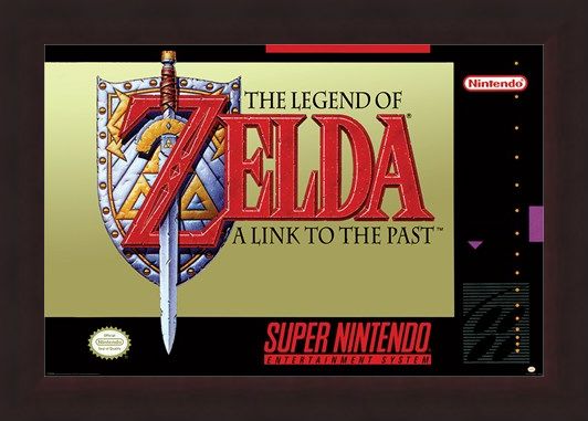 Framed Framed A Link To The Past - The Legend Of Zelda