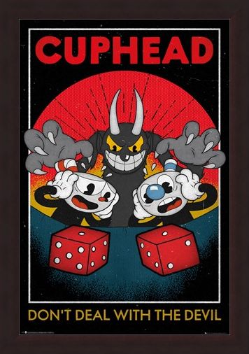 Framed Framed Don't Deal With The Devil - Cuphead Craps