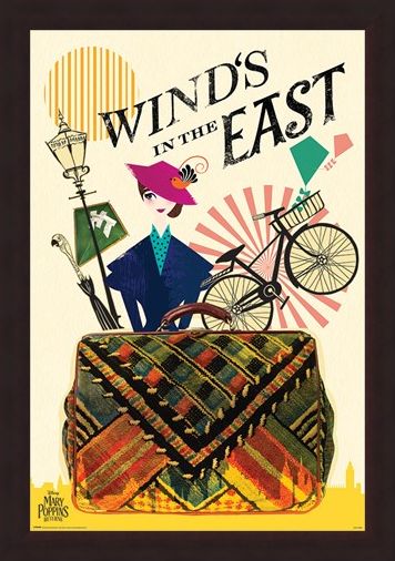 Framed Framed Wind in the East - Mary Poppins Returns
