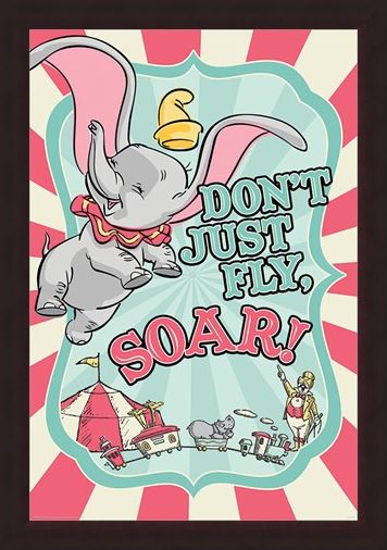 Framed Framed Don't Just Fly, Soar! - Dumbo