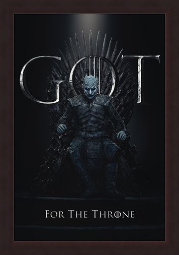 Framed Framed The Night King For The Throne - Game Of Thrones