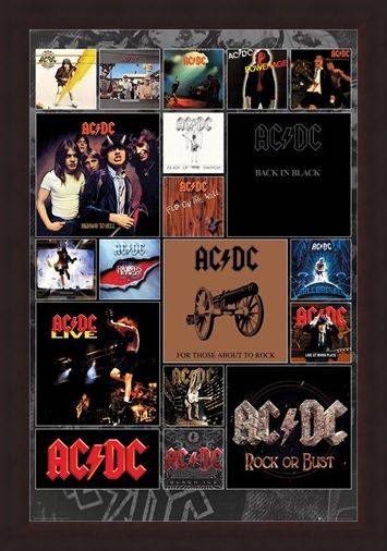Framed Framed Covers - AC/DC