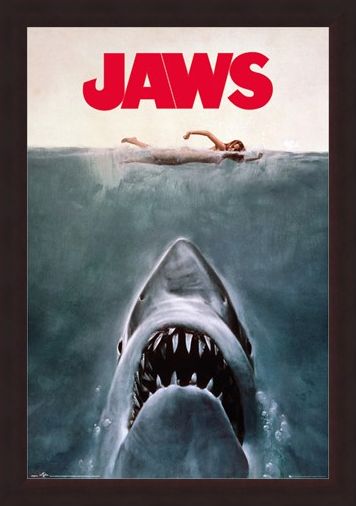 Framed Framed Jaws - Steven Spielberg
