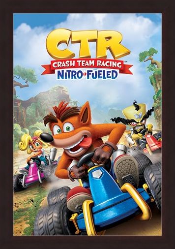 Framed Framed Nitro-Fueled - Crash Team Racing