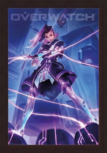 Framed Framed Sombra - Overwatch