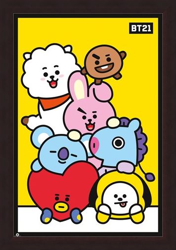 Framed Framed Pileup - BT21