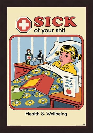 Framed Framed Sick of Your Shit - Steven Rhodes