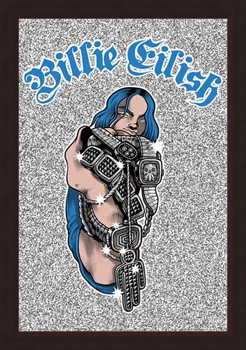 Framed Framed Bling - Billie Eilish
