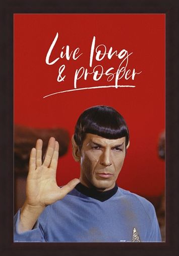 Framed Framed Live Long And Prosper - Star Trek