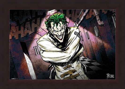 Framed Framed Joker Asylum - DC Comics