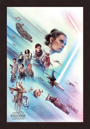 Framed Framed Rey - Star Wars: The Rise of Skywalker
