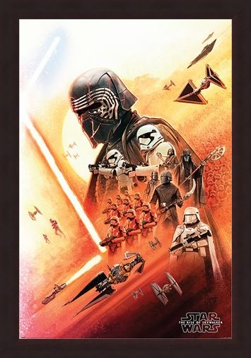 Framed Framed Kylo Ren - Star Wars: The Rise of Skywalker