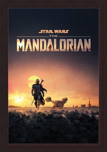 Framed Framed The Mandalorian Dusk - Star Wars