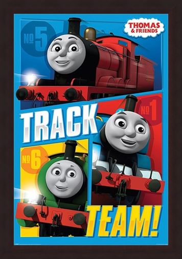 Framed Framed Track Team - Thomas & Friends