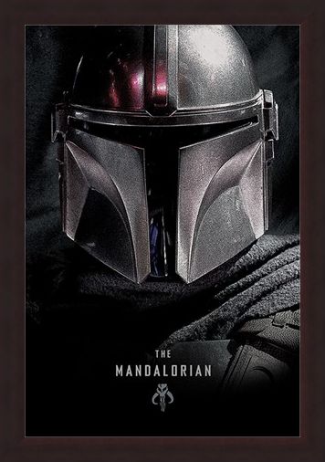 Framed Framed The Mandalorian Dark - Star Wars