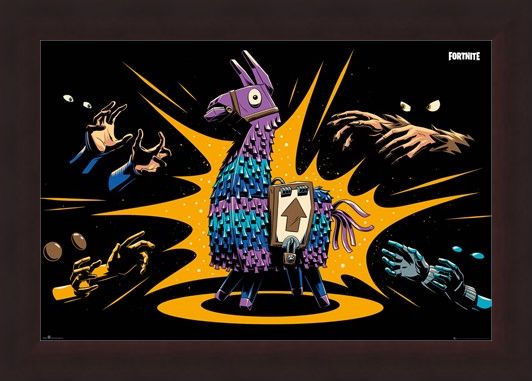 Framed Framed Loot Llama - Fortnite