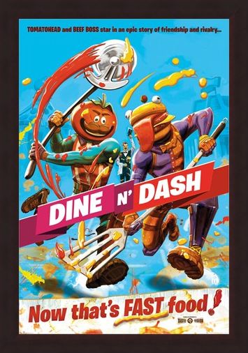 Framed Framed Dine N Dash - Fortnite