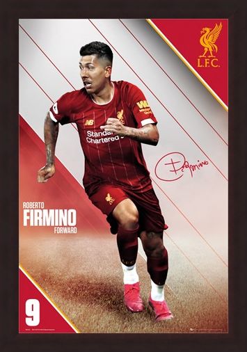 Framed Framed Firmino 19-20 - Liverpool