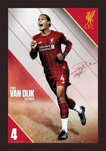 Framed Framed Van Dijk 19-20 - Liverpool