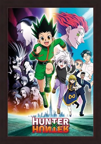 Framed Framed Keyart Running - Hunter x Hunter