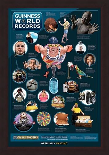 Framed Framed Challengers - Guinness World Records