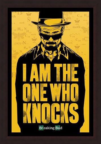 Framed Framed I Am The One Who Knocks - Breaking Bad
