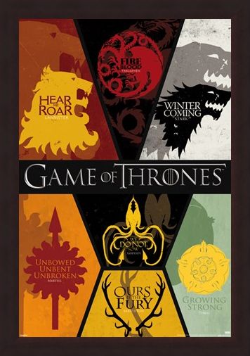 Framed Framed Sigils - Game of Thrones