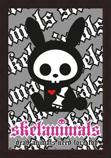Framed Framed Jack the Rabbit - Skelanimals