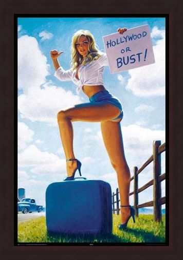 Framed Framed Hollywood or Bust - Greg Hildebrandt