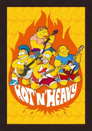 Framed Framed Hot and Heavy - The Simpsons