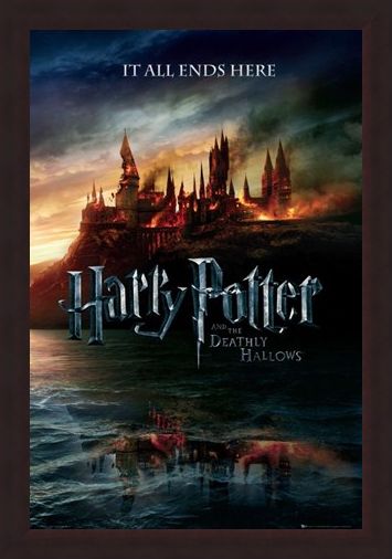 Framed Framed The End of an Era - Harry Potter and The Deathly Hallows