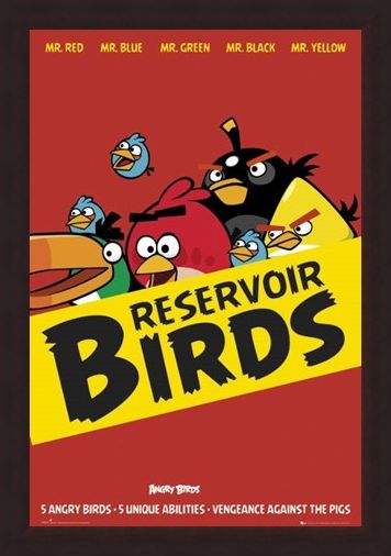 Framed Framed Reservoir Birds - Angry Birds
