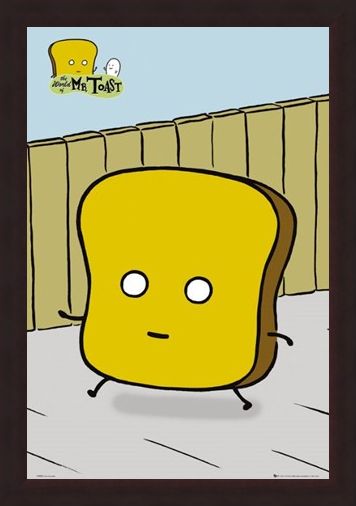 Framed Framed Mr Toast - Dan Goodsell