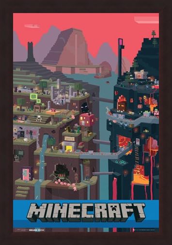 Framed Framed Minecraft World - Minecraft
