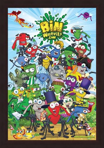 Framed Framed The Online World of The Bin Weevils - Bin Weevils