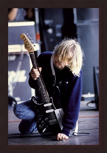 Framed Framed Grunge God - Kurt Cobain