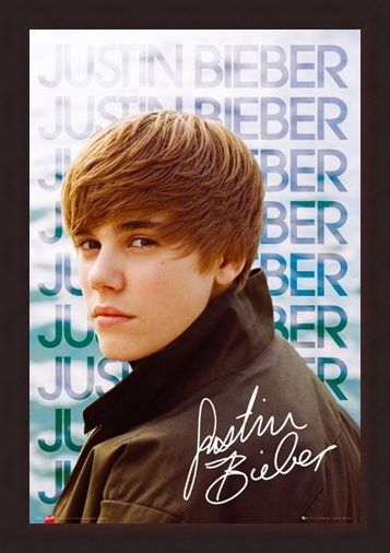 Framed Framed Sidewards Glance - Justin Bieber