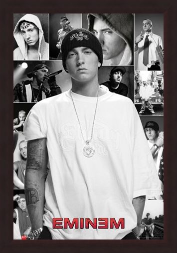 Framed Framed Slim Shady Collage - Eminem