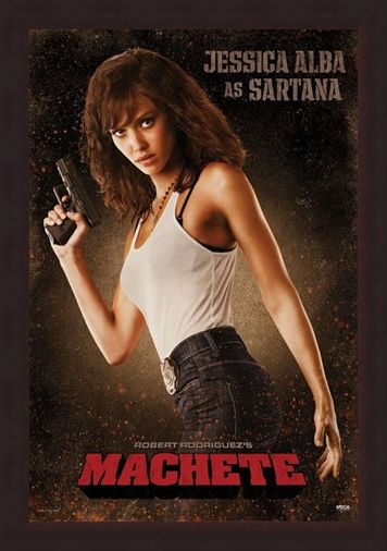 Framed Framed Jessica Alba is Sartana - Machete