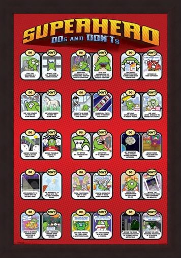 Framed Framed Superhero Do's and Don'ts - Rules of a Hero