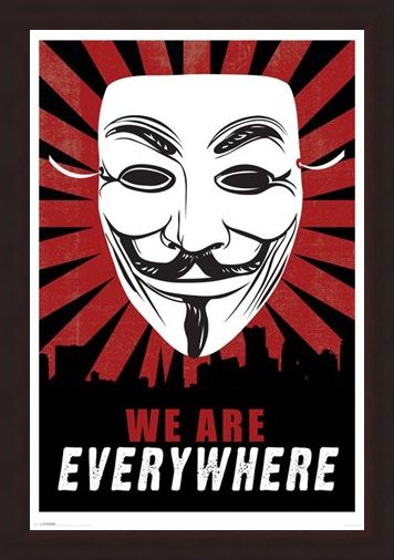 Framed Framed We Are Everywhere - V for Vendetta