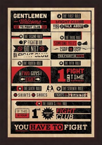 Framed Framed The First Rule of Fight Club... - Fight Club