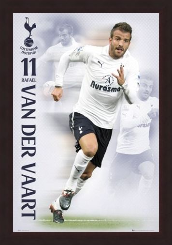 Framed Framed Rafael Van Der Vaart - Tottenham Hotspur Football Club