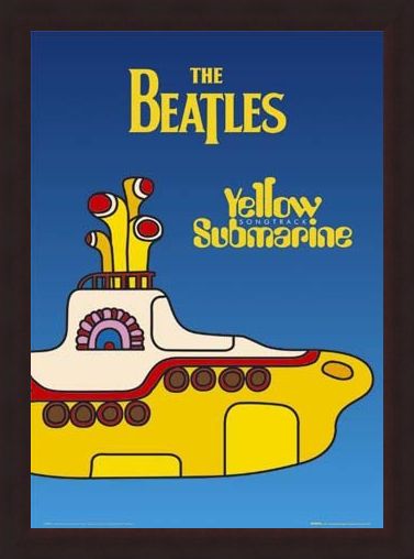Framed Framed Yellow Submarine - The Beatles