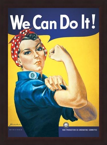 Framed Framed We Can Do It - Howard Miller