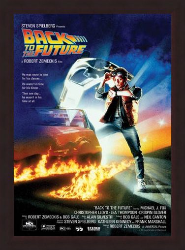 Framed Framed Back to the Future Movie Score - Back to the Future