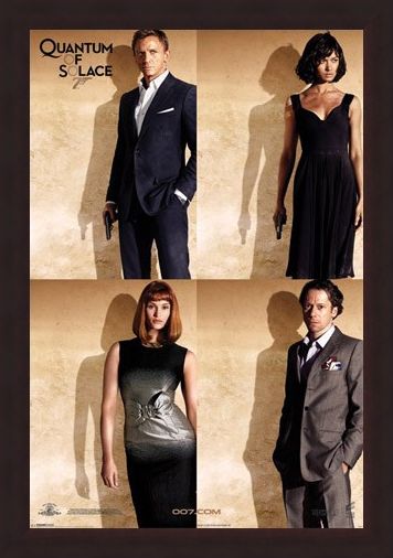 Framed Framed Bond Stars - Quantum Of Solace